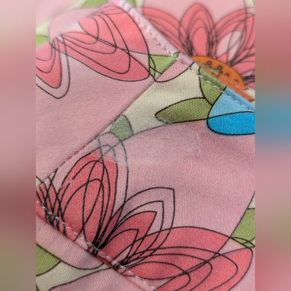 Outline Skort Floral Funky Psychedelic 60s Inspired Skirt With Shorts Size 6 - Picture 13 of 13